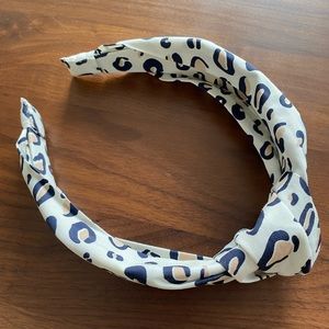 Leopard white Madewell headband